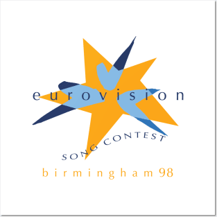 Eurovision Birmingham '98 Posters and Art